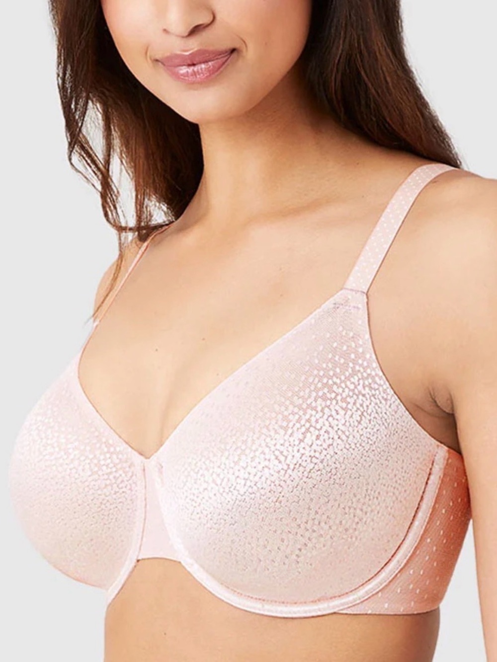 Wacoal Back Appeal Underwire Bra Style 855303 | Rose Dust | Size 40DD